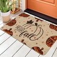 thumbnail image 5 of Happy Fall Y'all Doormat Autumn Buffalo Check Plaid Pumpkin Farmhouse Outdoor Indoor Patio Entrance Door Mats Low Profile Non Slip Outside Inside Floor Mat Rugs for Home Decor 30x17 Inch, 5 of 5