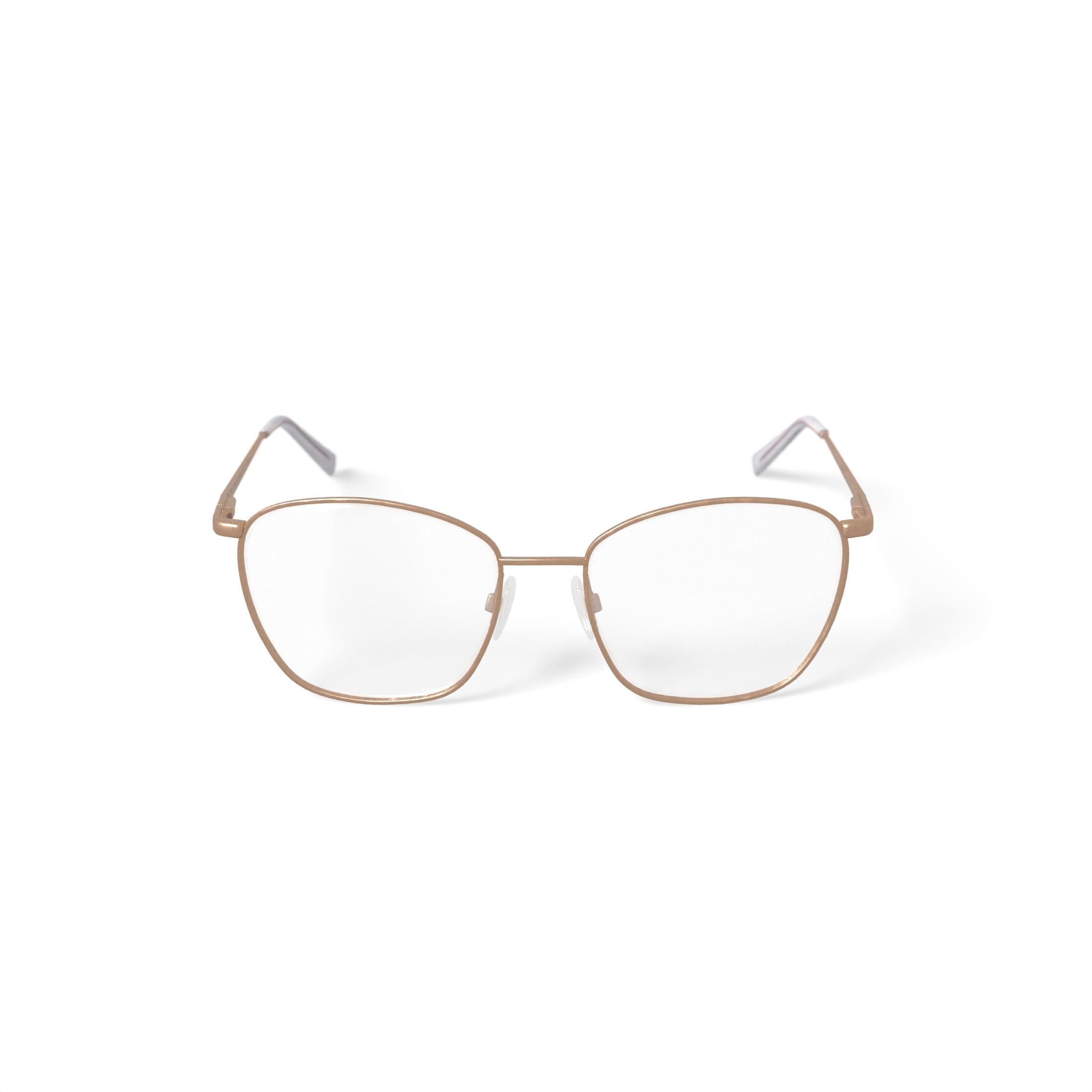 Walmart Women's MK10402 Square Prescription Eyeglasses with Case, Gold
