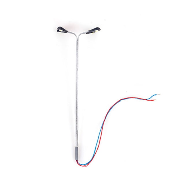 Yuarrent Micro modelo de poste de luz, tamaño de muñeca, decoración de luz de jardín, materiales de arquitectura, luces de paisaje a para Artesanía Yuarrent HA061262-00