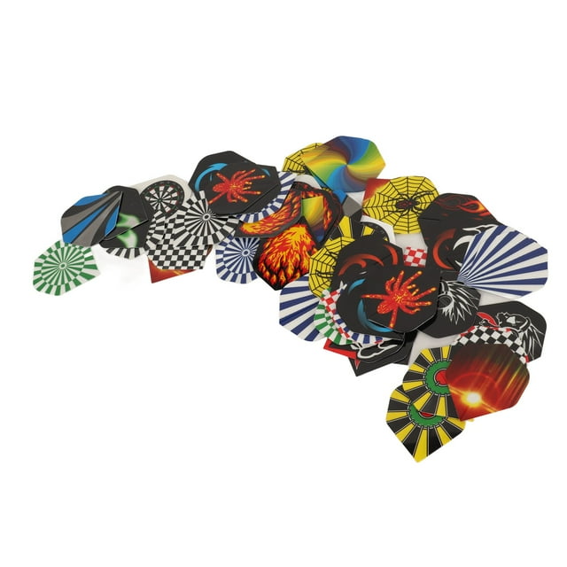 Remplacement de Plumes de Vol Professionnelles, Ensemble de 60 Pcs Standard pour Fléchettes à Embout en Acier