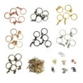 thumbnail image 1 of Keychain Chain, Key Chain Rings Kit Durable Polished Finish 250pcs  For Office Keys, 1 of 8