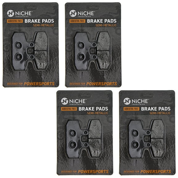 Niche Brake Pads for Aprilia Mana 850 AP8133798 Rear Semi-Metallic 4 Pack 519-KPA2451D