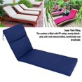 thumbnail image 3 of Coussin de Chaise Longue, Rembourrage Épais en Coton PP Coussin de Chaise Longue Confortable, Imperméable et anti-UV, Intérieur Extérieur, 3 of 7
