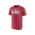 thumbnail image 2 of NCAA Oklahoma Sooners Men's Heather Red Synthetic Short Sleeve T Shirt, 2 of 3