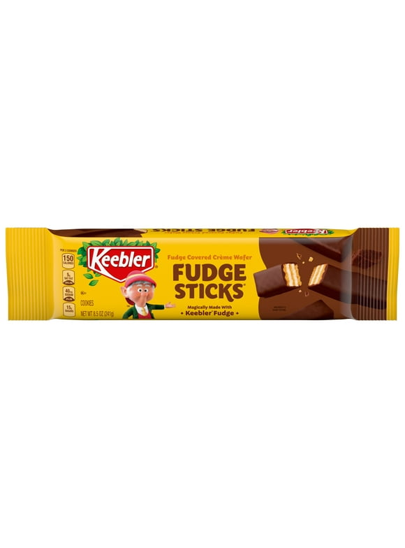 Keebler Original Fudge Sticks Fudge Covered Crme Wafers, 8.5 oz