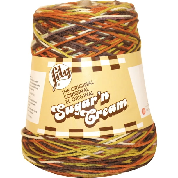 Lily Sugar'n Cream® Cone 4 Medium Cotton Yarn, Woodland Trail Ombre