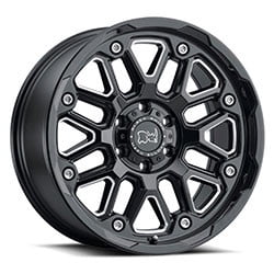 Black Rhino Wheels Wheel 2095HSR126140B12 Black Rhino Hollister; 20 Inch Diameter x 9.5 Inch Width; 6 x 139.7 Millimeter/6 x 5.50 Inch Bolt Pattern; 60 Degree Conical Seat Lug; 12 Millimeter Offset
