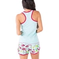 thumbnail image 2 of LazyOne Matching Pajamas for Women, Cute Pajama Shorts and Tank Top Set (On My Last Leg, Medium), 2 of 7