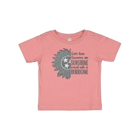 

Inktastic Girls from Tennessee Are Sunshine Mixed with a Hurricane Gift Baby Boy or Baby Girl T-Shirt