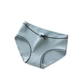 thumbnail image 1 of Qarigey Ropa interior elástica para mujer, calzoncillos de algodón para niña, bragas transpirables que absorben la humedad, ropa interior diaria Ropa interior gris azul SG Qarigey AP000432-14, 1 of 6