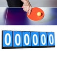 thumbnail image 3 of Marcador de mesa de 6 dígitos Marcador de competición Tablero de puntuación portátil para baloncesto azul Zulema, 3 of 8