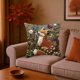 thumbnail image 5 of Funda de almohada de lino bohemio - bordado de elefante en 3D, cojín decorativo multicolor de 45x45cm para sofá y salón, 5 of 6