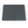 Norsk NSMPVN6DG Vented Drain Pattern PVC Floor Tiles, Dove Gray, 6-Pack