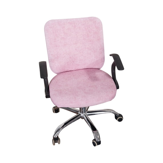Split Office Computer Chair Cover,Comfortable Stretch Rotating Chair Pads Printed Task Chair Covers