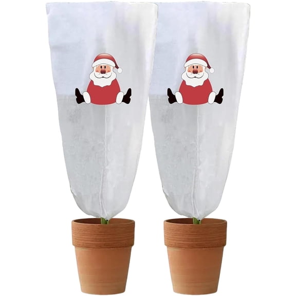 Thickened Frost Barrier Plant Covers for Winter, Christmas Tree Garden Freeze Cover for Patio Outdoor Greenhouse Landscape Lawn Backyard Garden Farm Forestry（Z）