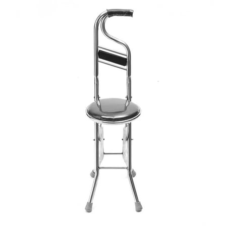 Moaere Walking Stick Chair Combo Folding Walking Cane Medical