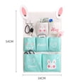 thumbnail image 2 of Sac de Rangement Suspendu en Coton et Lin pour la Maison, Étagère Murale, Organisateur de Rangement Suspendu pour Garde-Robe, Pochette de Porte, Organisateur de Cuisine, 2 of 10