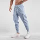 thumbnail image 3 of Pantalones deportivos de algodón para hombre, pantalones deportivos lisos para hombre, pantalones cortos de otoño e invierno, Harajuku, nuevos artículos en Joker, ropa de calle deportiva, 3 of 5