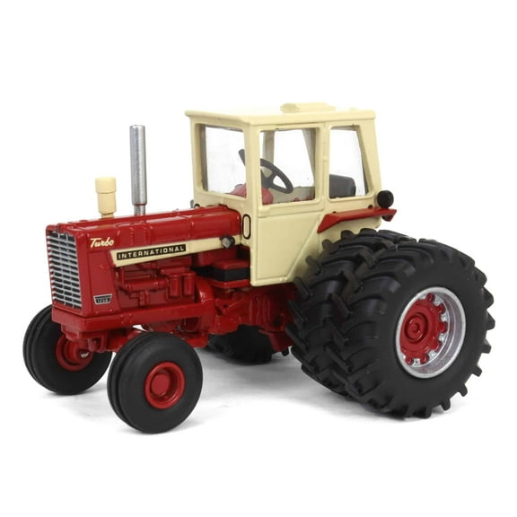 International Harvester Farmall 1256 2WD Tractor with Dual Wheels Red with Cream Cab 1/64 Diecast Model by SpecCast