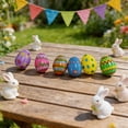 thumbnail image 1 of 36 huevos de Pascua rellenables, rellenos para bolsas de regalo, cestas de huevos de Pascua vacías y ligeras para manualidades y decoración., 1 of 8