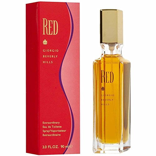 Parfum pour Femme Red by Giorgio Beverly Hills, Spray EDT de 3 oz.