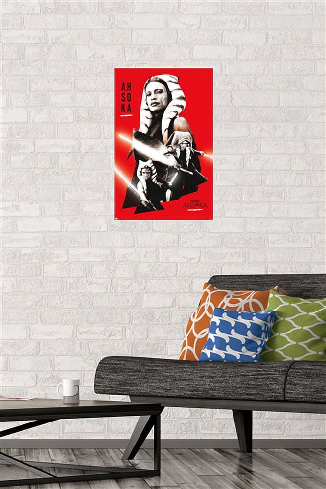 Star Wars: Ahsoka - Red Wall Poster, 14.725" x 22.375"