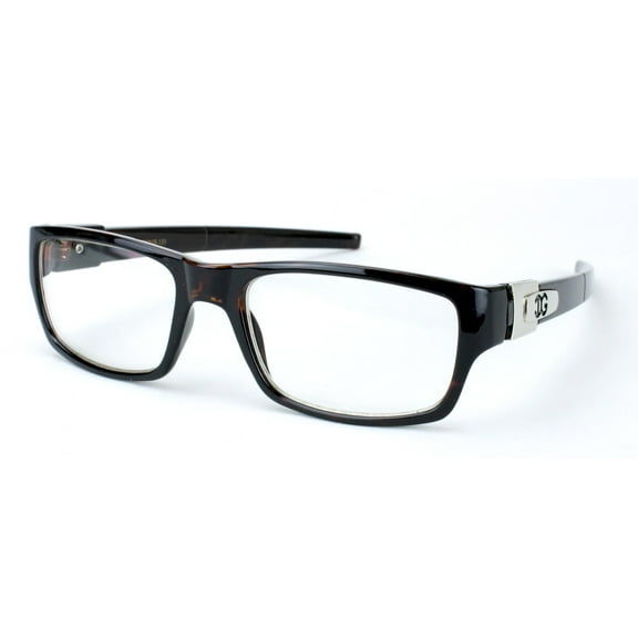 Newbee Fashion - Casual Squared Small Hipstoer Full Frame Clear Glasses