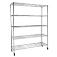 thumbnail image 4 of Winado Adjustable 5-Shelf Storage Rack, Wire Shelving Unit with Casters Capacity for 1000lbs, 4 of 7