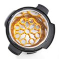 thumbnail image 5 of Una rejilla de silicona amarilla para cocinar al vapor huevos, parrilla para horno microondas, rejilla para huevos para olla a presión, 5 of 5