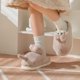 thumbnail image 5 of Pantuflas de gato para mujer, pantuflas peludas para el hogar, pantuflas cálidas de invierno para interiores, zapatos de piso kawaii, regalo divertido de gato, pantuflas de felpa para parejas, 5 of 6