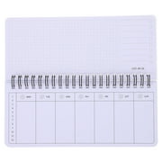Tearable Weekly Planner Portable Coil Flip-Up Notepad (Garland Planner) Daily Use Pads Compact Jot Pocket Calendars Memo Books Academic Multi-function Organizer Office Student