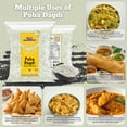 thumbnail image 2 of Rani Poha (Powa) Extra Thick Dagadi-Cut (Flattened Rice) 32oz (2lbs) 908g Bulk ~ All Natural, Salt-Free | Vegan | Kosher | No Colors | Gluten Friendly | Indian Origin, 2 of 9