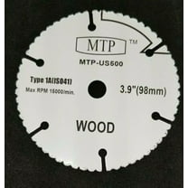 MTP Ultra-Saw 4 in Dia Wheel Wood/Plastic Carbide Blade Circular Power Tool US500-01 sm20 rfs1000
