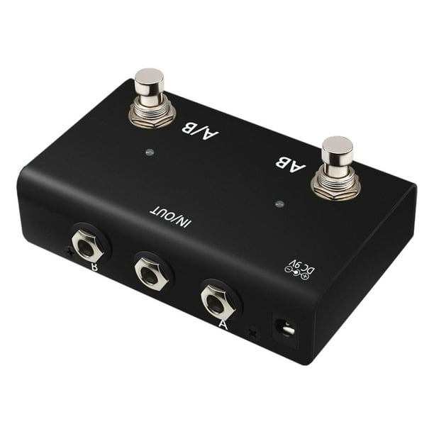 Efecto de guitarra Aby, selector de doble canal, transmisión bidireccional, interruptor de canal Aby, pedal de efectos de guitarra para concierto.