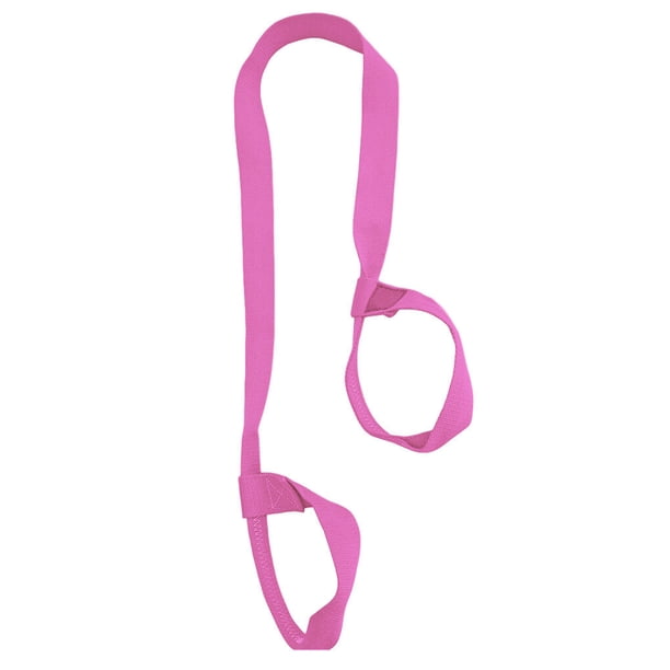 Yuarrent Correa ajustable para esterilla de Yoga, cinturón deportivo para llevar al hombro, cinturón elástico para ejercicio, Fitness, Uniforme atlético rosado rojo