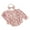 Pink, variant on FEORJGP Infant Girls Valentine's Day Outfits Kids Autumn Ruffle Romper Newborn Baby Long Sleeve Bodysuit Heart Print Button Romper Crew Neck Jumpsuit with Headband