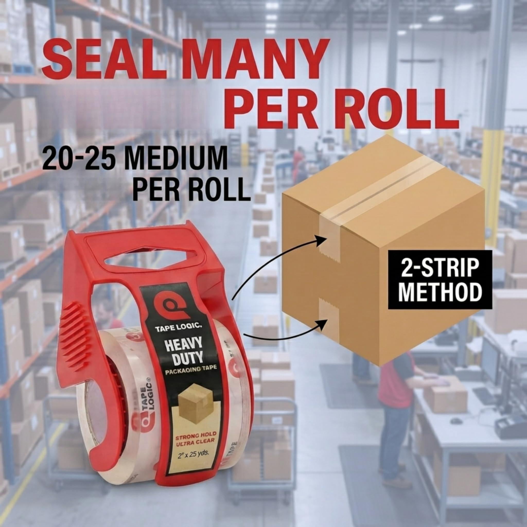 Moving Boxes 18"l X 14"w 12"h (20-pack) Medium + Packaging Tape (2-pack) - Shipping  Mailing Packing And Storage
