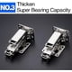 thumbnail image 5 of 170 Degree Hinges Frameless Cabinet Door Hinges Hidden Hydraulic Adjustable, 5 of 5