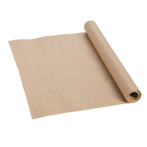 Natural Kraft Paper Roll (15Ft) - Craft Supplies - 1 Piece
