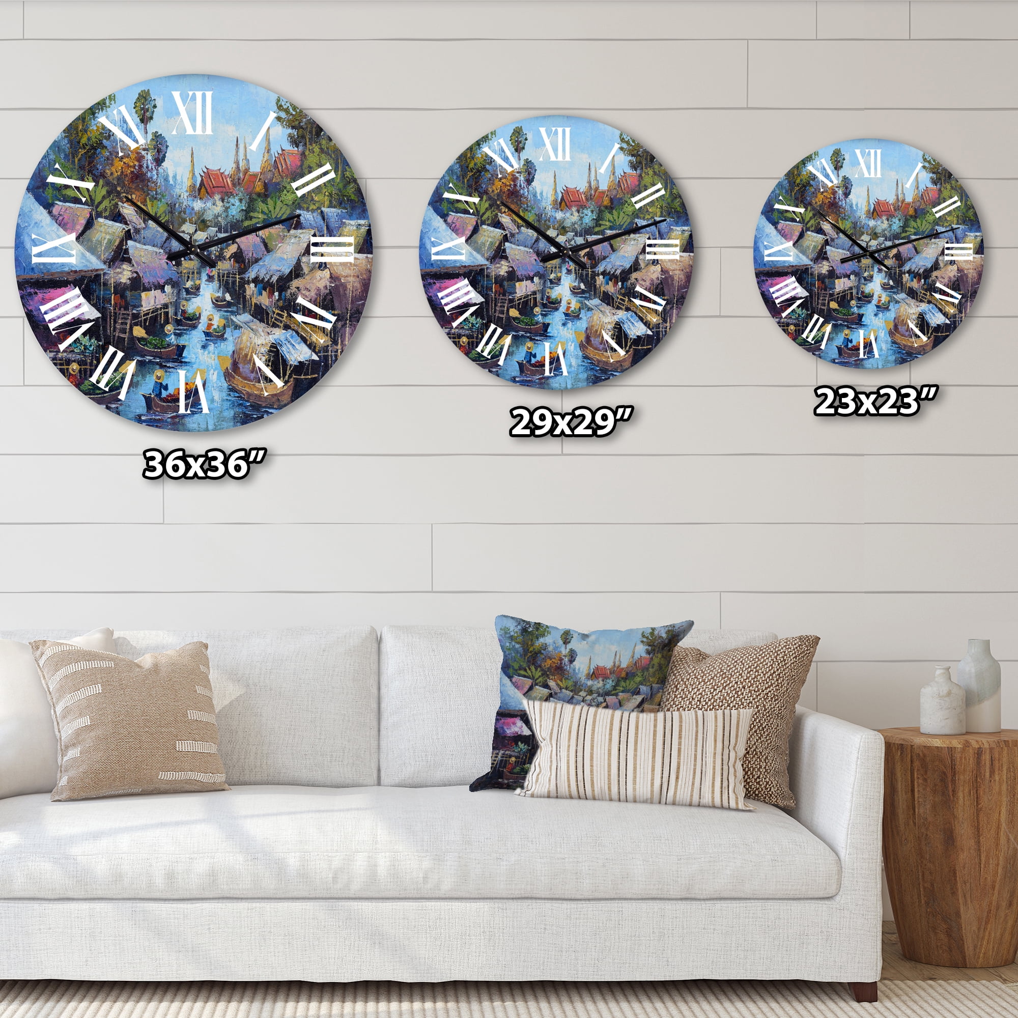 Designart 1 in Quartz Traditional Wall Clock