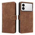 thumbnail image 1 of Phone Wallet Case for Samsung Galaxy S26 Edge with Stand - Leather Folio Cover & Card Slots Brown, 1 of 5