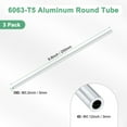 thumbnail image 3 of Tubo redondo de aluminio 6063 de 250 mm en paquete de 3, tubería de aluminio sin costura de 3 mm ID 5 mm OD para manualidades DIY [0.12x0.2x9.8IN], 3 of 7