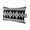 Black, White, Onyx, Charcoal, variant on Indigo Blue Boho Southwestern Outdoor Pillows for Chaise Lounge Chair Waterproof Lumbar Pillows with Insert&Strap Beach Headrest Pillow Vintage Ethnic Tribes Zigzag Tile Pool Pillow 11"x16"