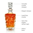 thumbnail image 3 of Viski Prism Whiskey Decanter, Liquor Carafe, Party, Home Bar Gifts, 29oz, 3 of 6