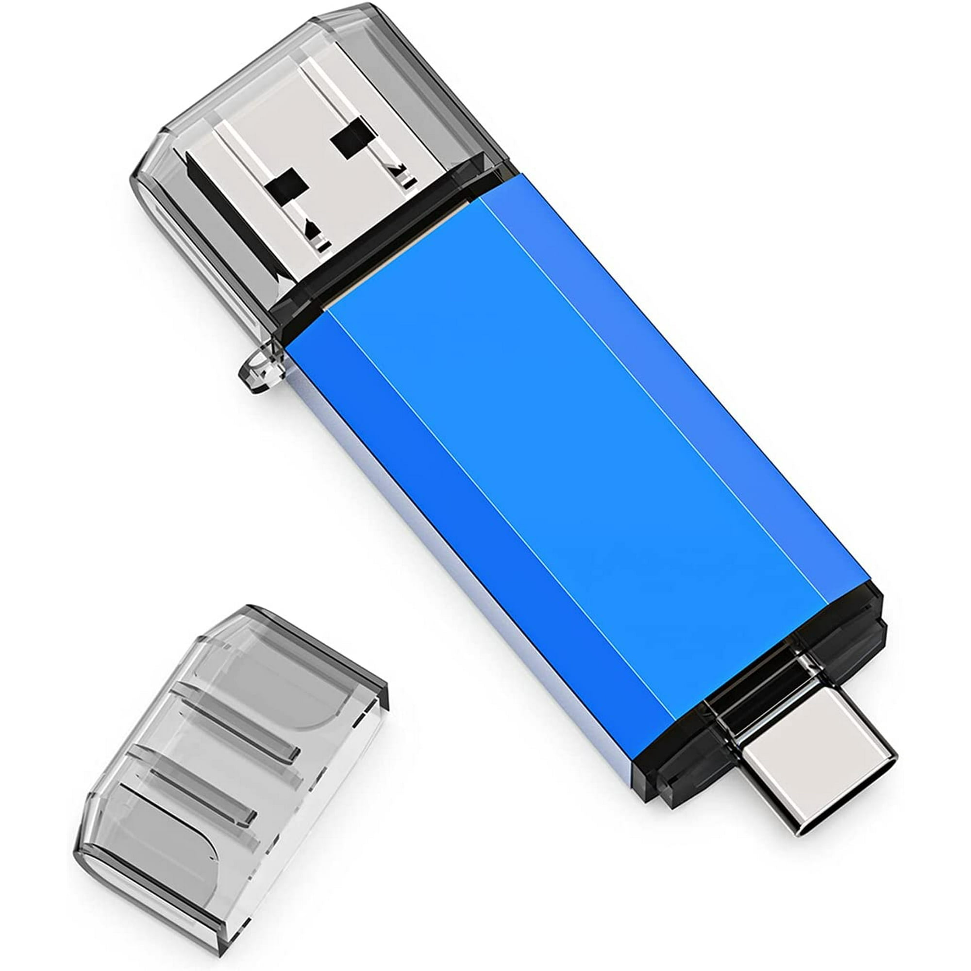USB C Flash Drive, 2 in OTG Dual Type C Thumb Drive 32 GB USB 3.0 Pen Memory Stick Photo Stick for USB-C Smartphone Tablet Mac PC Computers MacBook