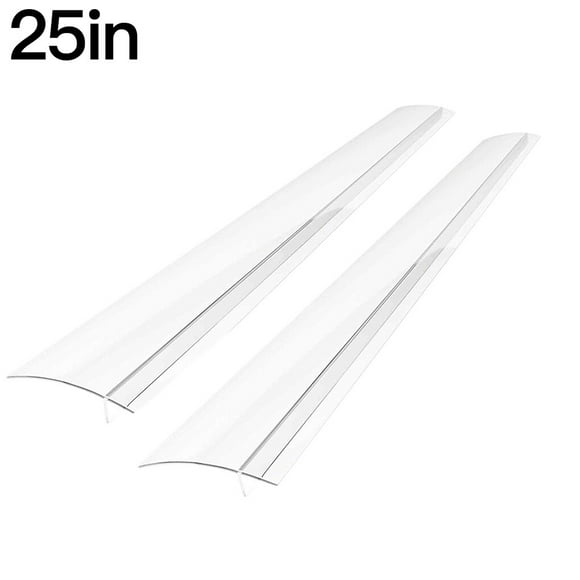 Yuarrent Funda para estufa de cocina Jooan's Protector de estufa de cocina resistente a grietas selladas para estufa de silicona Herramientas y accesorios para hornear Transparente 2 uds 25 pulgadas Yuarrent HA002689-12