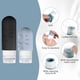 thumbnail image 5 of Silicone Travel Toiletry Set Refillable Bottles Leak Proof Design for Business and Family Use in Bathrooms and Gyms Yellow, 5 of 5