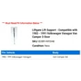 thumbnail image 2 of Liftgate Lift Support - Compatible with 1983 - 1991 Volkswagen Vanagon Van Camper 3-Door 1984 1985 1986 1987 1988 1989 1990, 2 of 2