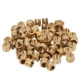 thumbnail image 3 of MasteelfCA 60pcs Press-In Nut Brass Threaded Knurled Nuts Embedding Nuts Embedment Nuts, 3 of 7