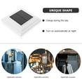 thumbnail image 4 of Post Lights Outdoor Solar Powered 4x4 Fence Decoration Lantern Abs 600mah Lithium Battery White, 4 of 6